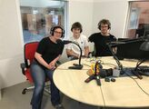 Barvínek s Lucií Zykovou, držitelkou ocenění Ámos ČT Edu a Ámos Fly United